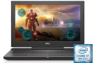  Laptop - Dell Inspiron G 5-N 5587-15.6"-Intel Core i7-8750H-16GB RAM DDR4-SSD 256GB-1TB HDD-VGA Geforce GTX1050Ti-4GB DDR5-DOS