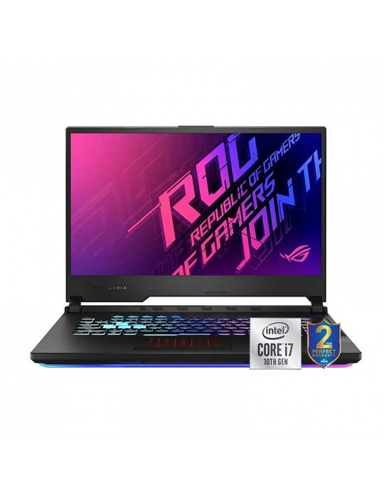  Laptop - ASUS ROG Strix G512LWS-AZ094T i7-10750H-16GB-SSD 1TB-RTX2070 Super-8GB-15.6 FHD-Win10-Black-Bag