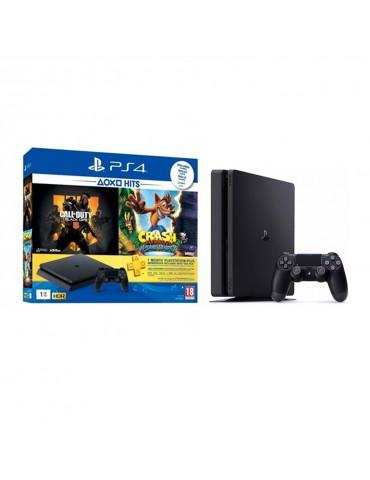 Sony PlayStation® 4 Slim 1TB-1 DUALSHOCK®4 Controller-Call of duty-Crash Game-Official Warranty