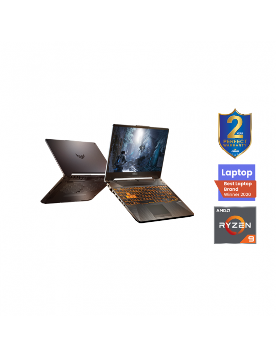  Laptop - ASUS TUF A15 FA506IV-HN185T AMD R9-4900H-16GB-SSD 1TB-RTX 2060-6GB-15.6 FHD-Win10