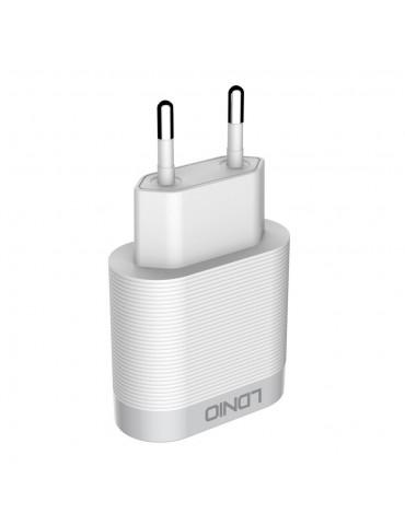 LDNIO A303Q-Quick Charger Qualcomm QC 3.0-1 USB Lighting-White