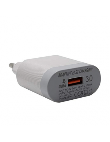 LDNIO A303Q-Quick Charger Qualcomm QC 3.0-1 USB Type-C-White
