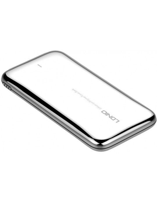  Power Bank - LDNIO PQ1017-Fast Charging Output and Input Power Bank-Stainless Steel-10000mAh