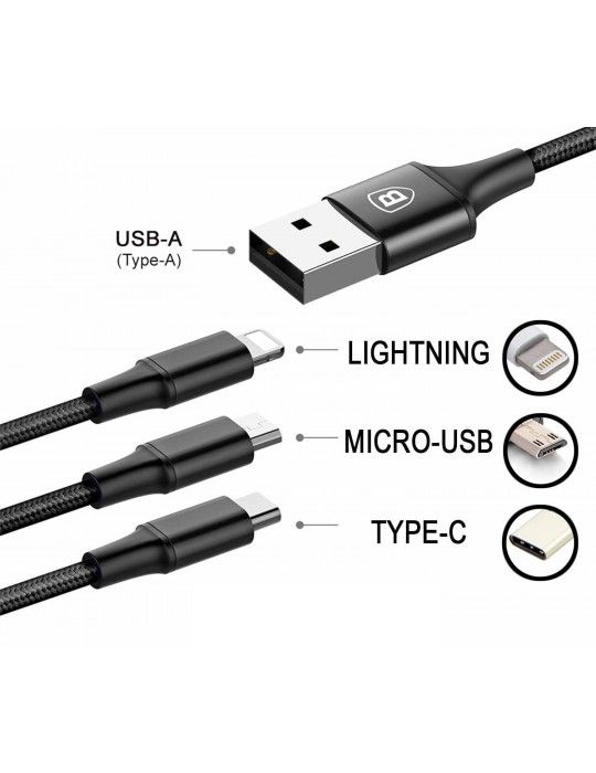  Mobile Accessories - Ldnio LS63 Type-C-Fast Charging cable-1M