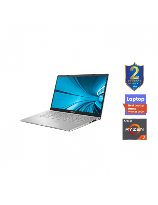  كمبيوتر محمول - ASUS Laptop D509DJ-EJ090T AMD R7-3700U-8GB-SSD 512GB-MX230-2GB-15.6 FHD-Win10-TRANSPARENT SILVER