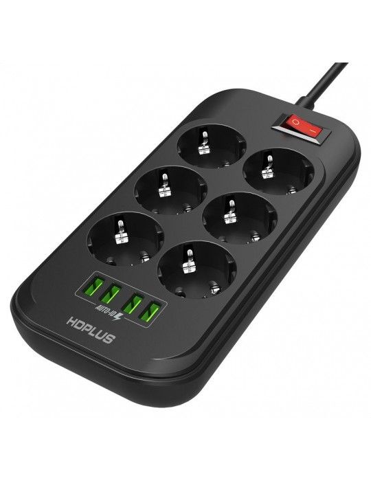  Power Strip - Power Strip HDPLUS HD6403 1.6M 6Port+4USB