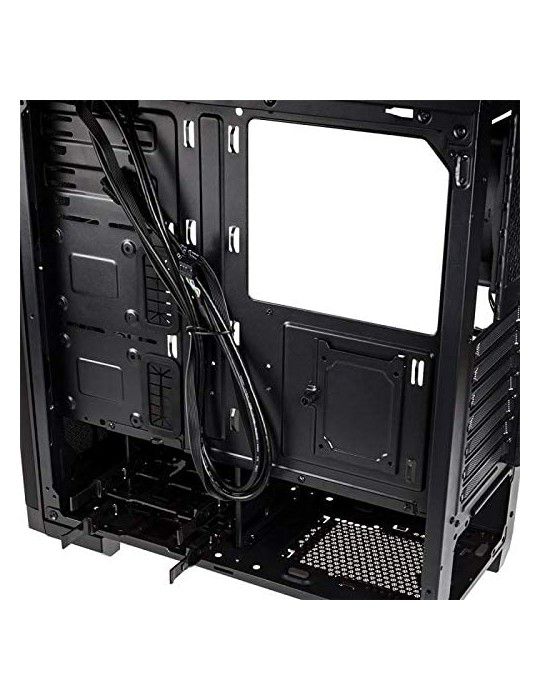  Computer Case - Bitfenix Nova Mesh TG Black RGB Case-Power Supply BPA600