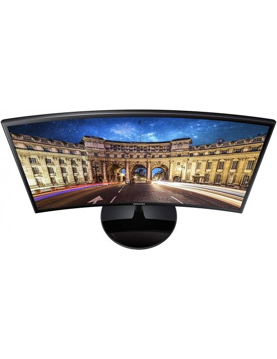  Monitors - SAMSUNG cf390 27 Inch-LED curved Monitor-Black