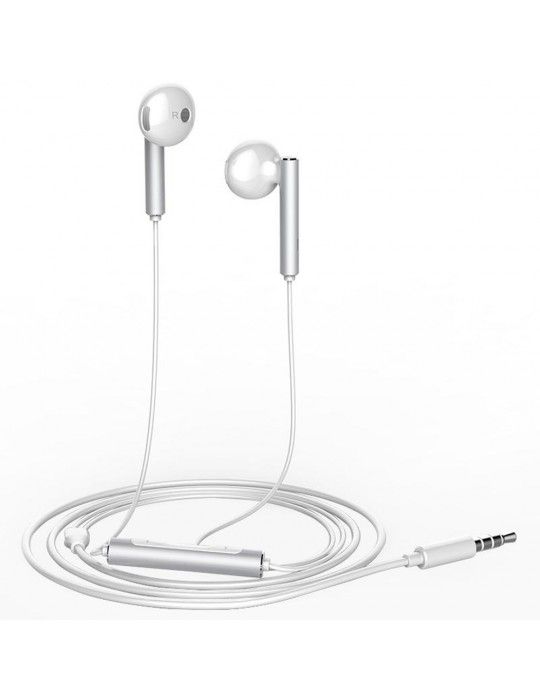  Mobile Accessories - HUAWEI AM116 Half In-Ear Earphones White