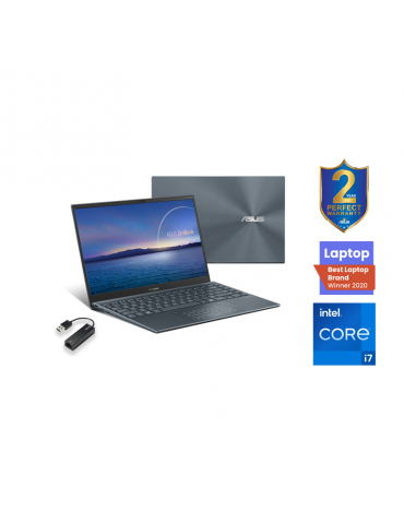 ASUS UX435EG-A5009T I7-1165G7-16G-SSD 1TB-NVIDIA® GeForce® MX450 2GB-14.0 FHD-Win10-PINE GREY