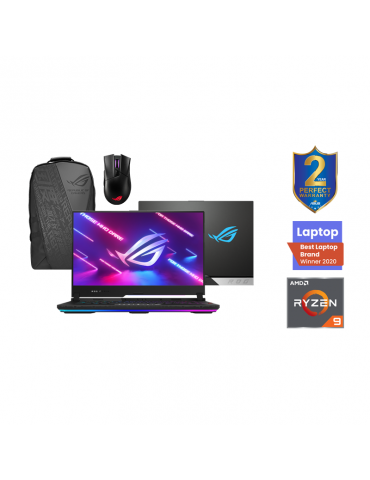 ASUS ROG STRIX SCAR G533QS-HQ167T AMD R9 5900H-32GB-1TB SSD-RTX 3080 8GB-15.6 inch 165Hz-WIN10-BAG-MOUSE