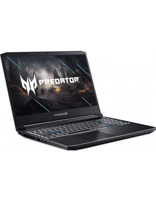 Laptop - Acer Predator Helios 300 PH315-53-72XD i7-10750H-16GB-512GB SSD-RTX 2060 6GB-15.6FHD IPS 144Hz-English K.B-Win10-Black