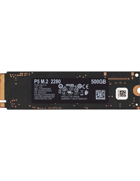  M.2 - SSD Crucial P5 500GB NVMe M.2