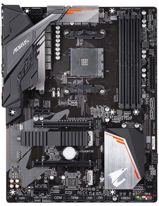  Motherboard - GIGABYTE™ AMD B450 AORUS Elite Motherboard