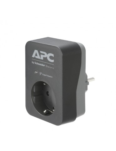 APC Essential SurgeArrest 1 Outlet-230V-Germany-Black