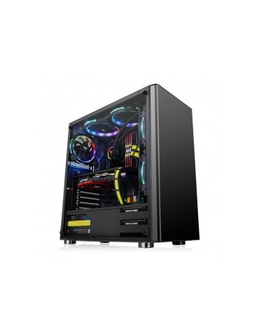 Thermaltake V200 Tempered Glass Case-600W PSU