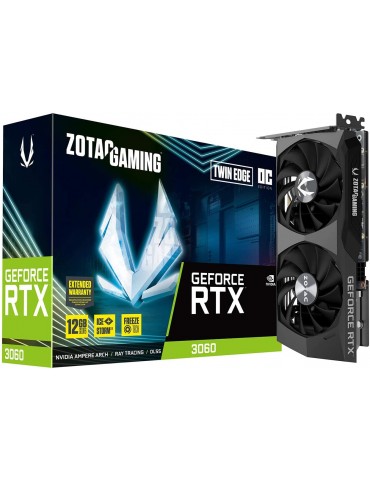 ZOTAC GAMING GeForce® RTX 3060 Twin Edge OC 12GB GDDR6-VGA