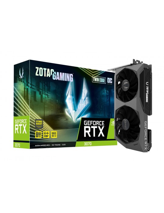  VGA - ZOTAC GAMING GeForce® RTX 3070 Twin Edge OC 8GB GDDR6-VGA