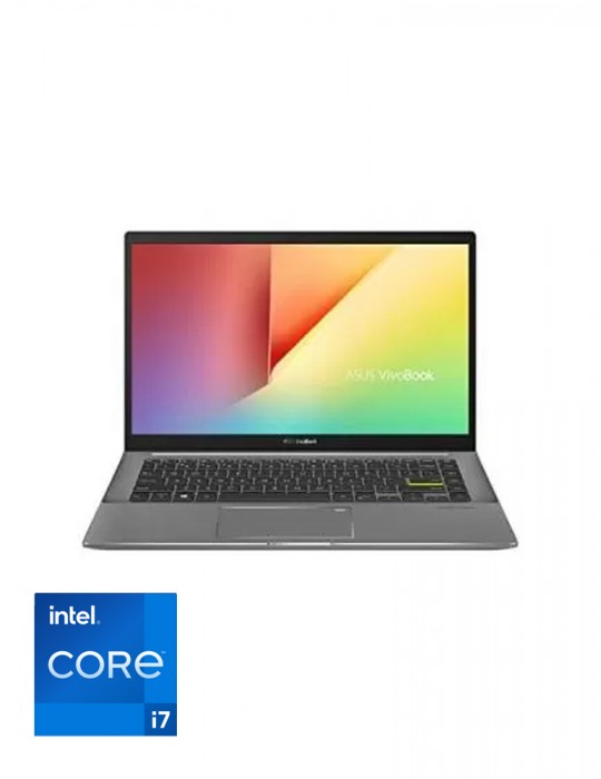  كمبيوتر محمول - ASUS VivoBook S14 S433EQ-AM198T Core™ I7-1165G7-8GB-512G SSD-MX350-2GB-14.0 FHD-Win10