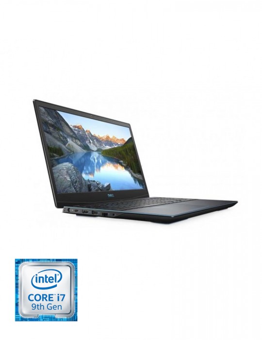  Laptop - Dell Inspiron G3-3590 i7-9750H-8GB-1TB-SSD 128GB-GTX1660Ti Max-Q 6GB-15.6 FHD-DOS-Black