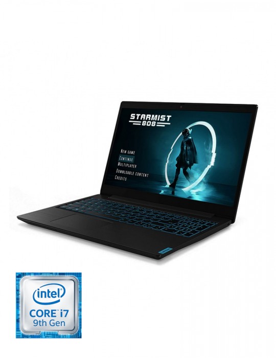  Laptop - Lenovo IdeaPad L340 i7-9750H-16G-1TB-256SSD-GTX1650-4G-15.6 FHD-DOS-Black