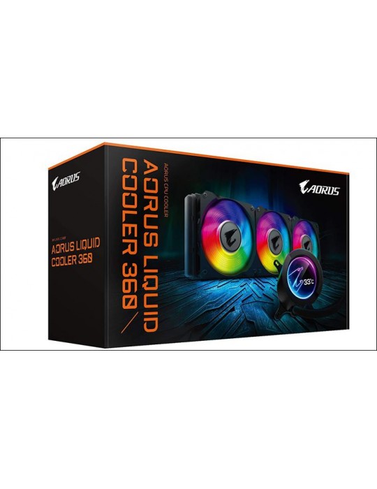  Fan - CPU Cooler GIGABYTE™ AORUS WATERFORCE X 360 RGB