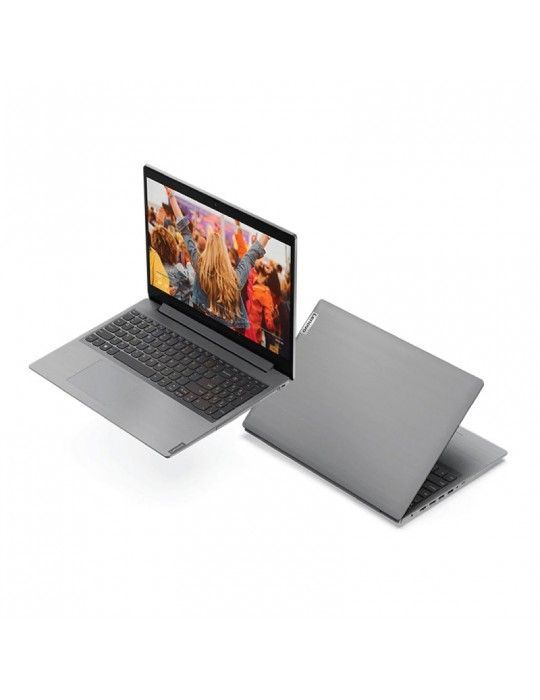  كمبيوتر محمول - Lenovo IdeaPad L3 Core i5-10210U-8GB-1TB-MX130-2GB-15.6 FHD-DOS-Platinum Grey