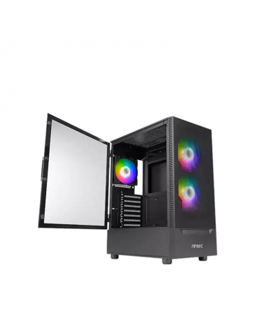 Case Antec NX410 3 Fan ARGB Black-PSU Atom 650W Bronze