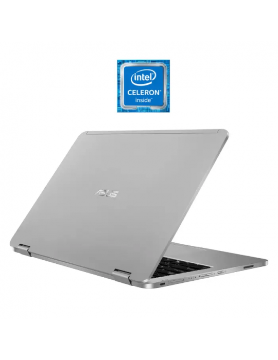  كمبيوتر محمول - Asus VivoBook Flip14 TP401MA-EC320T-Intel Celeron-4GB RAM-128GB eMMC-Intel UHD Graphics 600-14 FHD-Stylus-Win10