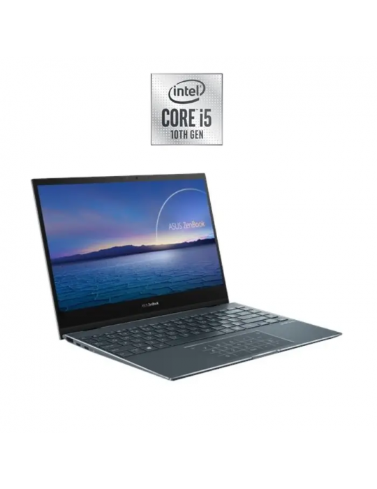  Laptop - Asus ZenBook Flip 13-UX363JA-EM141T-Intel Corei5 1035G4-8GB RAM-512GB SSD-Intel iris plus-13.3 FHD Touch-Win10-pine Gr
