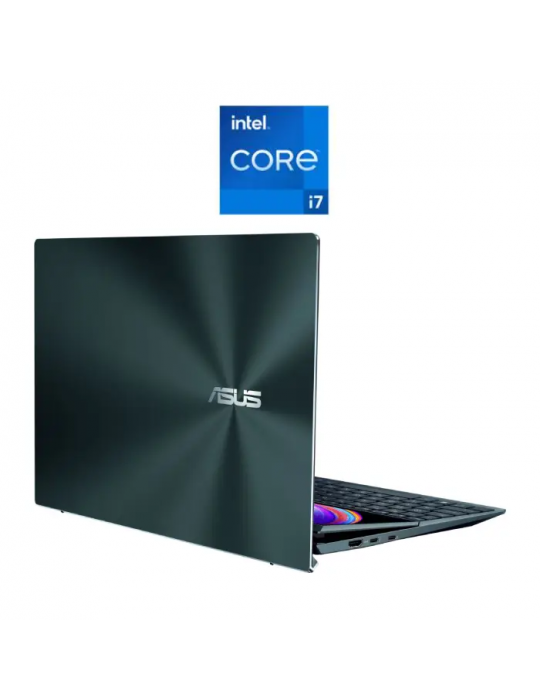  كمبيوتر محمول - Asus ZenBook Duo 14 UX482EG-KA087T-Intel Corei7 1165G7-16GB RAM-1TB SSD-MX450 2GB-14 Inch Touch FHD-Win10-Celes