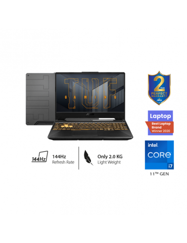 ASUS TUF Dash F15 FX516PE-HN023T Intel Corei7-11370H-16GB-1TB SSD-RTX 3050 TI 4G-15.6 FHD 144Hz-WIN10-Eclipse Gray