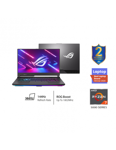 Asus ROG Strix G513QM-HN027T AMD R7-5800H-16GB RAM-1TB SSD-RTX 3060 6GB-15.6 FHD 144Hz-WIN10-Eclipse Gray