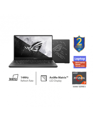 ASUS ROG Zephyrus G14 GA401QE-HZ104T AMD R7-5800HS-16GB RAM-512GB SSD-RTX 3050 Ti 4G-14 FHD 144Hz-Win10