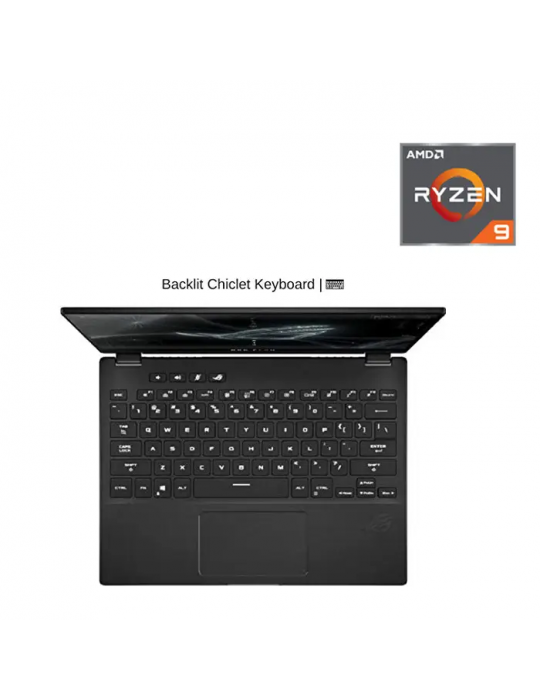  Laptop - Asus ROG Flow X13 GV301QH-K5252T AMD R9-5980HS-32GB RAM-1TB SSD-GTX 1650 4GB with RTX 3080-13.4 FHD 60Hz Touch-Win10-P