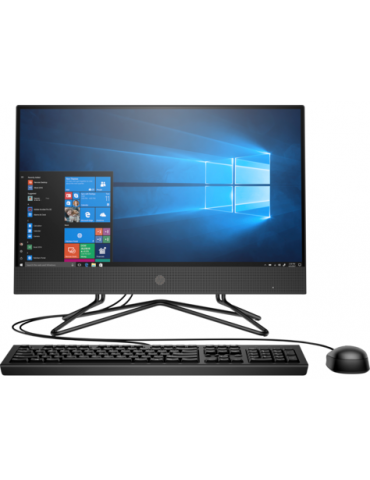 HP ProOne 200 G4 All-in-One PC i3-10110U-4GB-1TB-DVD-21.5 inch FHD Monitor-DOS-Black