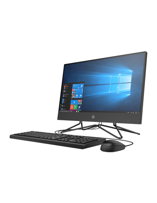  Original PC - HP ProOne 200 G4 All-in-One PC i3-10110U-4GB-1TB-DVD-21.5 inch FHD Monitor-DOS