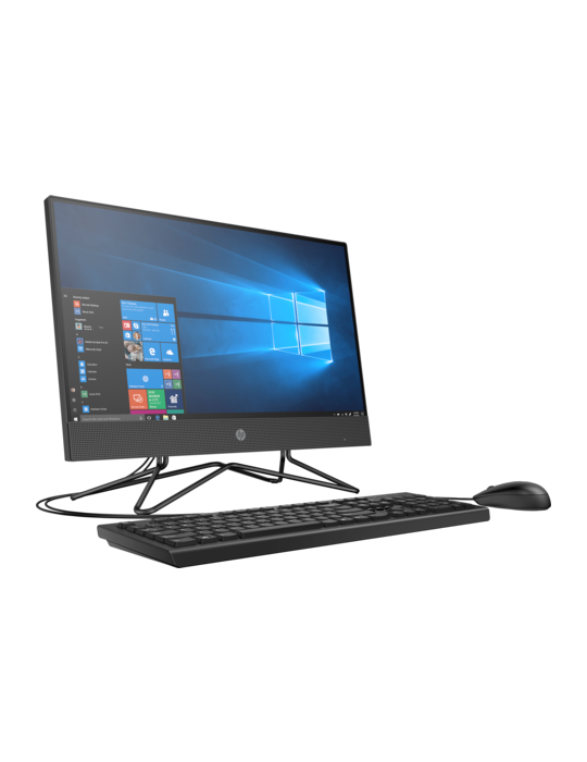  Original PC - HP ProOne 200 G4 All-in-One PC i3-10110U-4GB-1TB-DVD-21.5 inch FHD Monitor-DOS