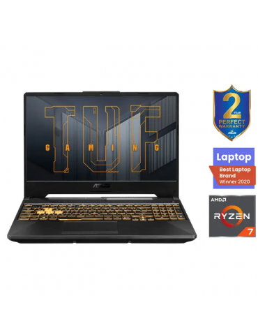 ASUS TUF A15-FA506QM-HN005T AMD R7-5800H-16GB RAM-1TB SSD-RTX 3060 6GB-15.6 FHD 144Hz-Win10-Eclipse grey