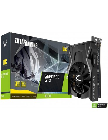 VGA ZOTAC GeForce® GTX1650 GAMING OC 4GB GDDR6