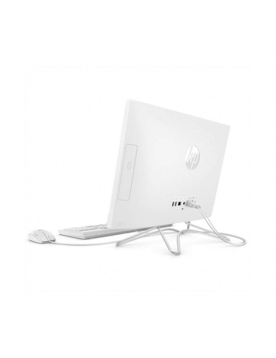  Original PC - HP ProOne 200 G4 All-in-One PC i3-10110U-4GB-1TB-DVD-21.5 inch FHD Monitor-DOS-White