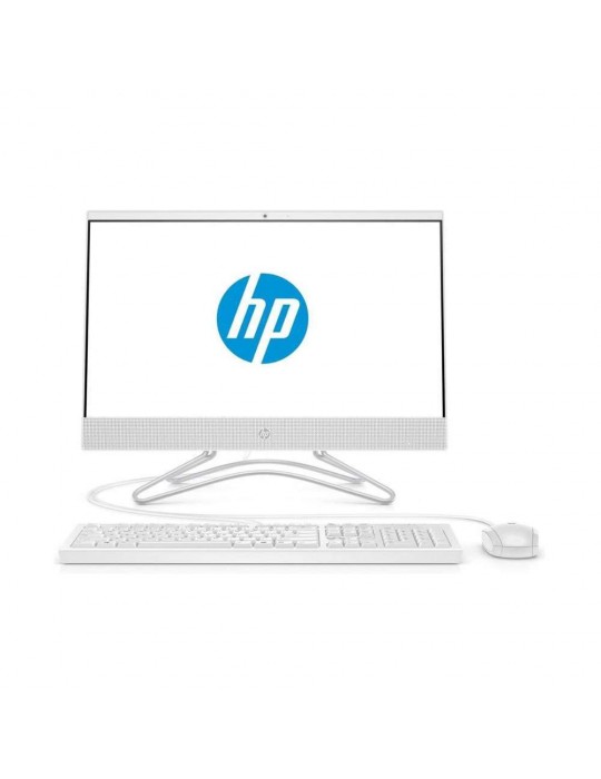  Original PC - HP ProOne 200 G4 All-in-One PC i3-10110U-4GB-1TB-DVD-21.5 inch FHD Monitor-DOS-White