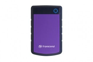  هارد ديسك - Transcend StoreJet 25H3P 2TB External HDD (Purple)