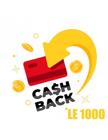 Cashback 1000 L.E