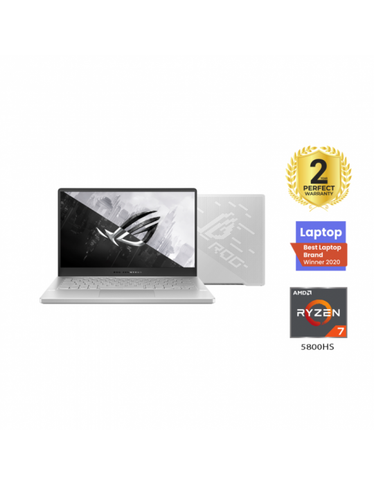  Laptop - ASUS ROG Zephyrus G14 GA401QC-HZ112T AMD R7-5800HS-16GB RAM-512GB SSD-RTX 3050 4G-14 FHD 144Hz-Win10