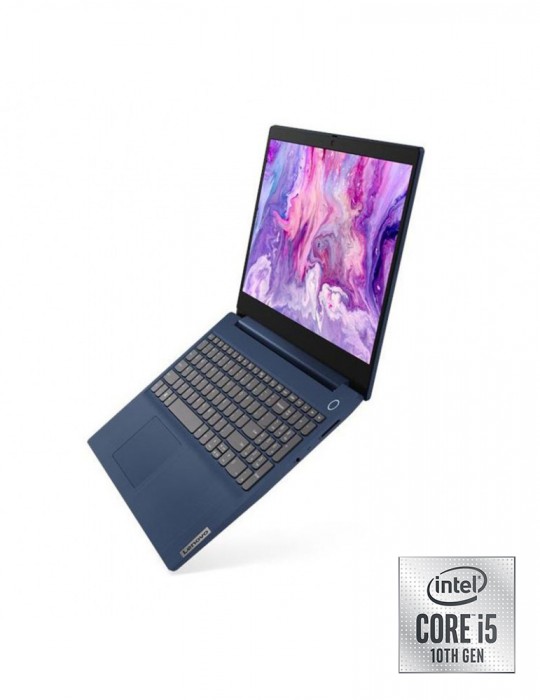  Laptop - Lenovo IdeaPad 3 Core i5-10210U-8GB-1TB-MX130-2GB-15.6 HD-DOS-Abyss Blue