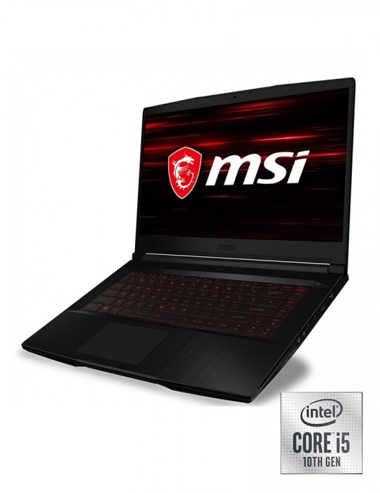  Laptop - msi GF63 Thin 10SCXR-Intel Core i5-10300H-8GB RAM-1TB 256 SSD-GTX1650 Max Q 4GB-DOS-15.6 FHD+Gaming Mouse+AVG