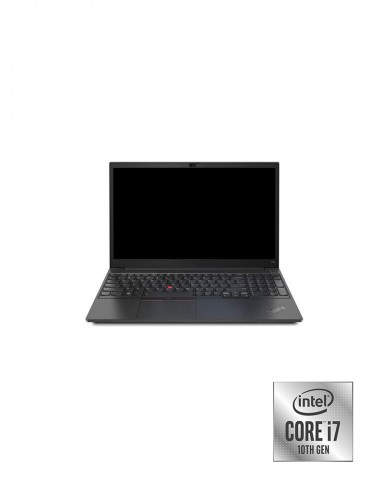 Lenovo ThinkPad E15 i7-10510U-8GB-1TB-AMD RX640-2GB-15.6 FHD-DOS-Black