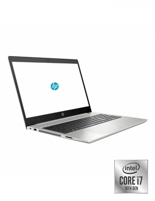  Laptop - HP ProBook 450-G7 i7-10510U-8GB-1TB-MX250-2GB-FPR-15.6 HD-Dos-Silver-Carry Case