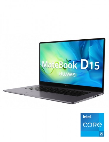 Huawei Matebook D15-i5-Intel® Core™ i5-1135G7-8GB-512GB SSD-Intel® Iris® Xe Graphics-15.6 FHD-Win10